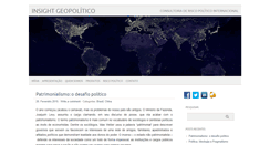 Desktop Screenshot of insightgeopolitico.com